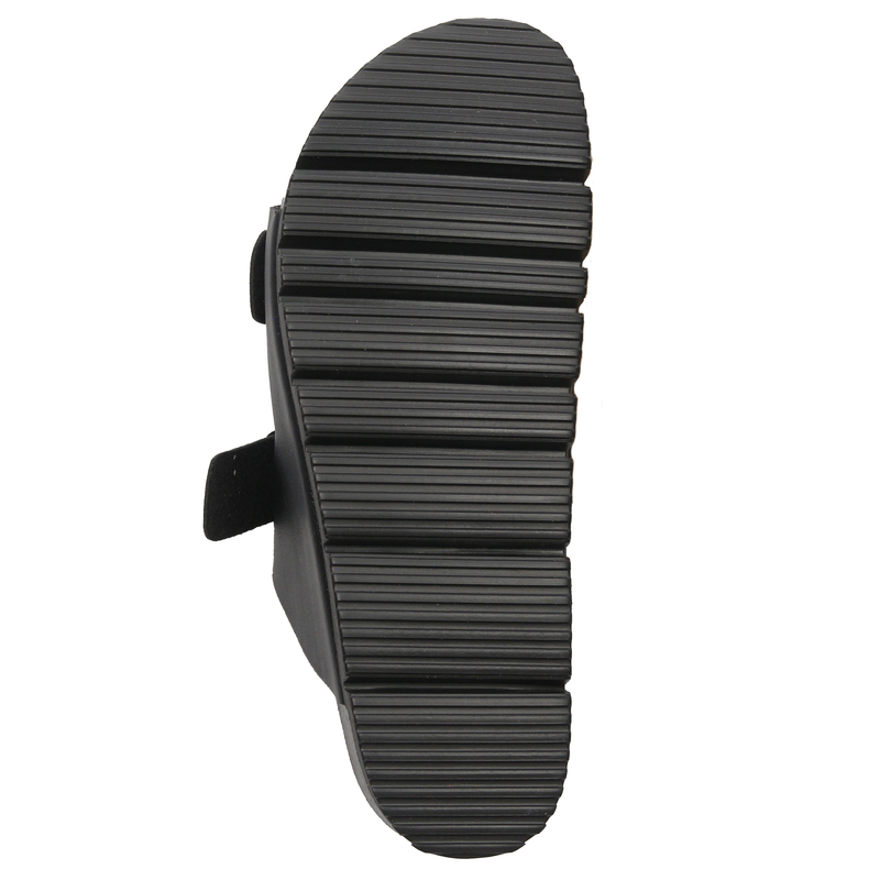 Dr. Brinkmann Comfortable Buckled Slides for Women Black 700560-01BO