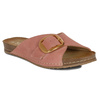 Maciejka Women's Leather Flip-Flops Pink
