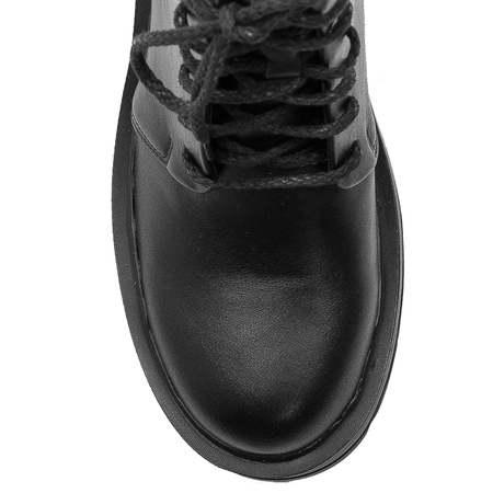Maciejka 05294-50/00-6 Black Lace-UP Boots