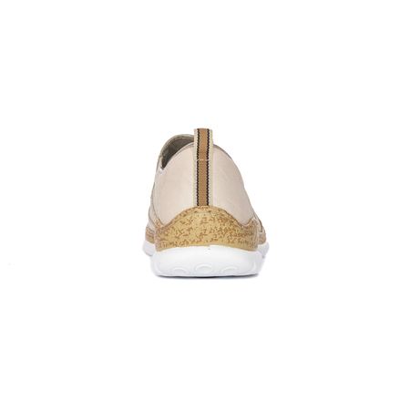 Rieker Women's slip-on Beige Low Shoes