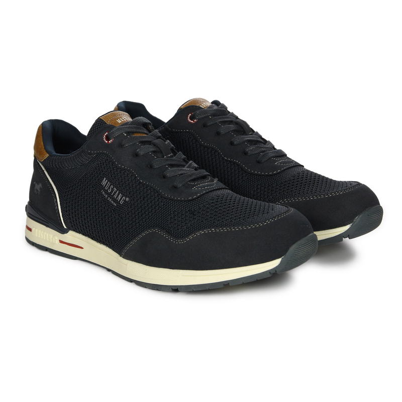 Mustang Men's Dark Blue Half Shoes