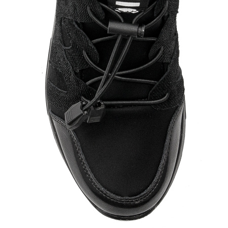 Black leather Filippo loafers