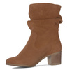 Maciejka Women's Leather Velour Boots Red