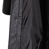 Opra Women's leather Rim Black Coat