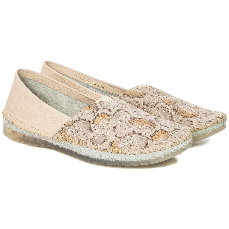 Maciejka 01930-81-00-0 Beige+Gold Shoes