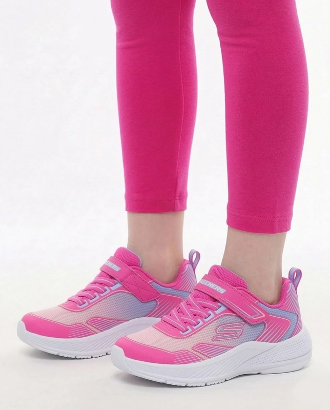 Skechers Microspec Advance - Oasis Point Sneakersy Sportowe Lekkie Różowe 303657L-HPMT