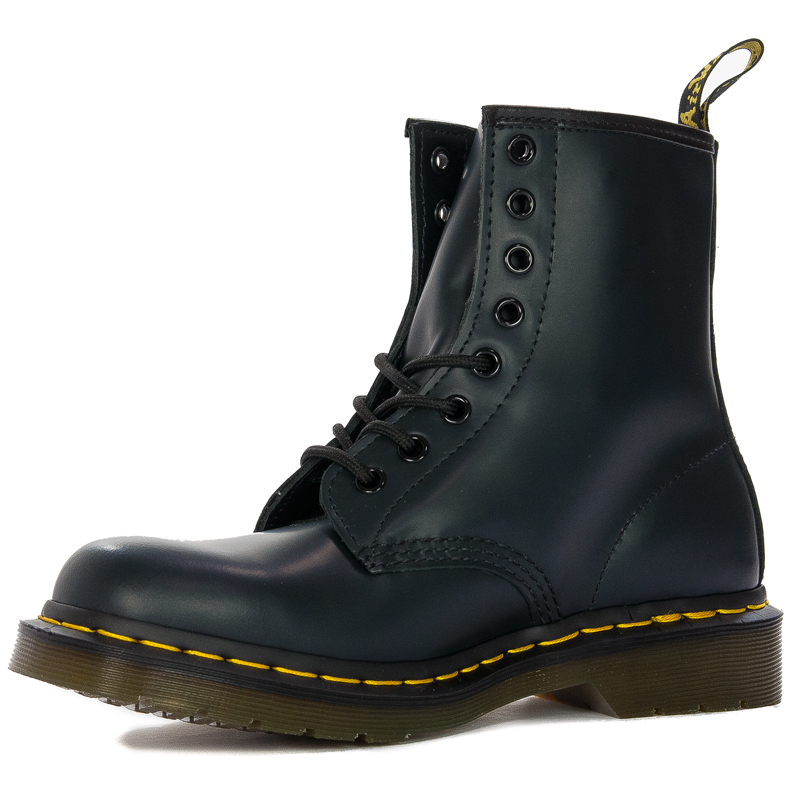 Dr. Martens Botki glany damskie skórzane 1460 Navy