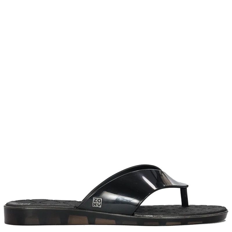 Zaxy Moment Thong Fem Black Women's Black flip-flops slippers