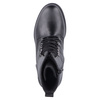 Rieker Lace-Up Women's Ankle Boots Block Heel Insulated Black 75430-00-BLACK