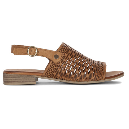 T. Sokolski Women's Leather Sandals Brown