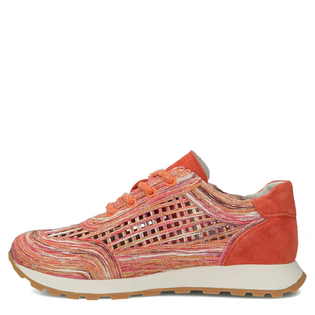 Filippo Sneakersy Damskie Skórzane Wielokolorowe Pomarańczowe DP7720-26-OR