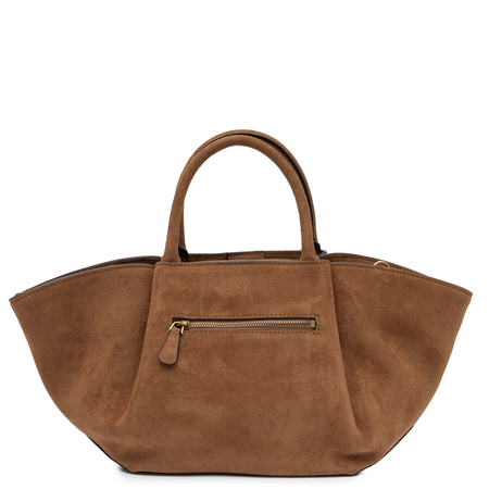 Guess Sestri Klasyczna Torba Damska Duża A4 Zamszowa Brązowa HWSG2237060-COGNAC