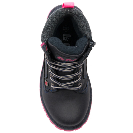 Lee Cooper Trapery children's winter boots, navy blue