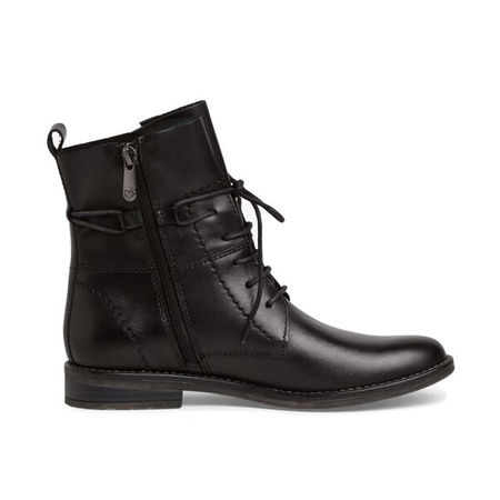 Marco Tozzi Women's Leather Ankle Boots Black