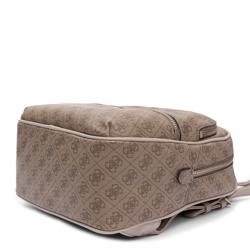 Guess Stylish Urban Women's Backpack with 4G Pattern Beige HWSG7118330-BEIGE