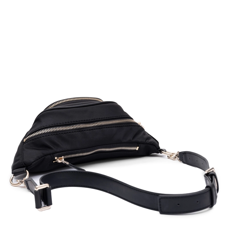 Guess Follie Women's Belt Bag Crossbody Black TWNN9676080-BLACK
