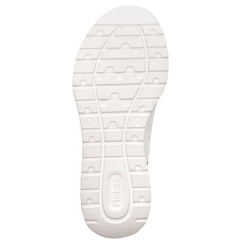 Rieker Sneakersy półbuty damskie White Combination białe