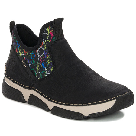 Rieker 45957-00 Black Low Shoes