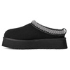 UGG Kapcie Na Platformie Damskie Półbuty Skóra Naturalna Czarny 1174471-BLK