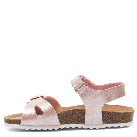 Geox Shimmery Velcro Strap Girls Sandals Pink J028MC-C8011