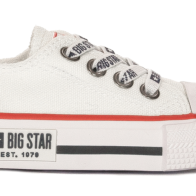 Big Star Trampki dziecięce wsuwane White białe