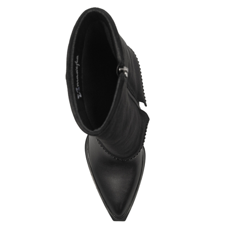 Maciejka Block-Heel Ankle Boots Leather Black K7206-01/00-8