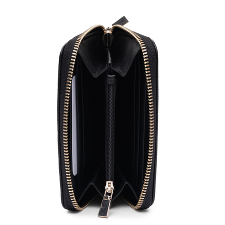 GUESS Portfel Damski Mały Zamek Czarny SWBG7898140-BLACK