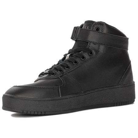 Guess Sneakersy damskie na platformie Vyves Black czarne