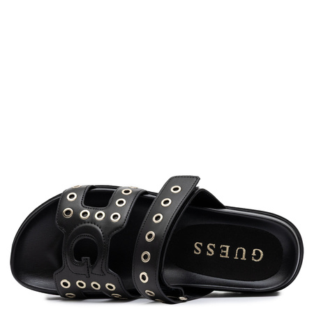 Guess Women's Platform Flip Flops Black FLPFAS-ELE03-BLK