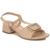 Sergio Leone Women's Sandals On A High Heel Chamoiss