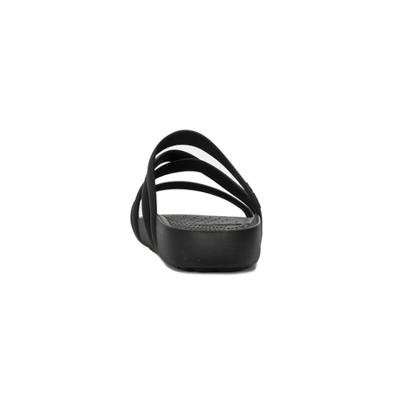 Crocs Klapki Damskie Black Splash Strappy