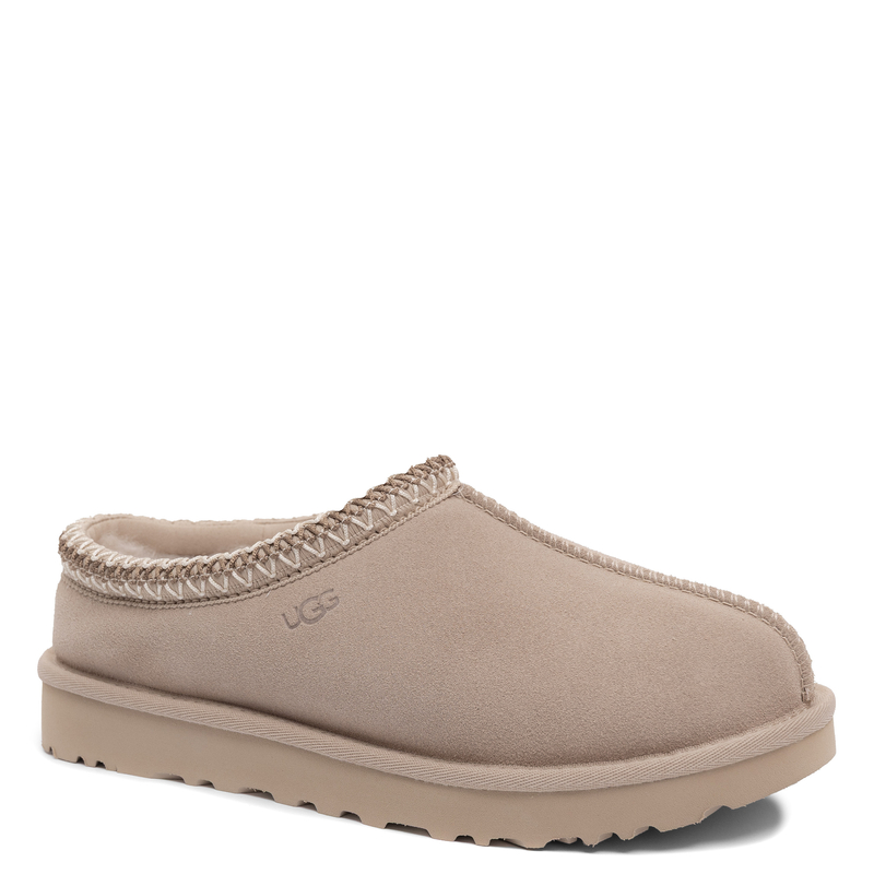 UGG Insulated Leather Suede Platform Slippers Beige 1174470-MNL