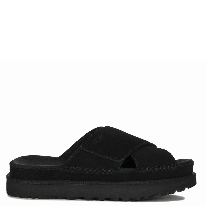 W Goldenstar Cross Slide Black UGG 1137910 BLK