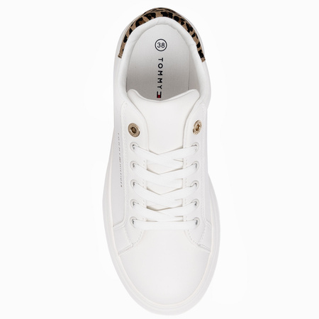 Tommy Hilfiger Sneakersy Damskie na Platformie Białe T3A9-33986-1842A472