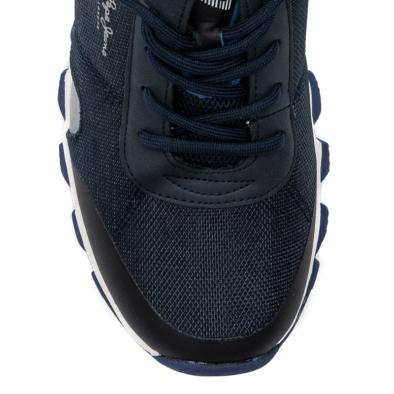 Sneakersy Pepe Jeans PBS50095 595 Navy Peak Trail Junior Granatowe