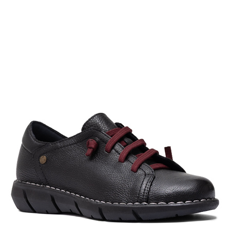 Maciejka Women's Black Leather Low Shoes