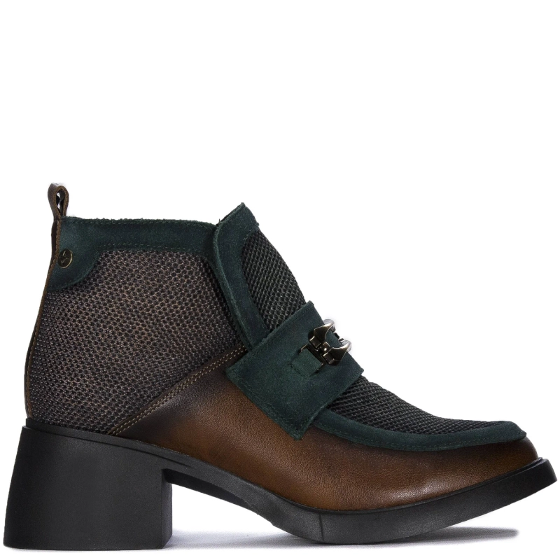 Maciejka Brown-Green Women's Boots