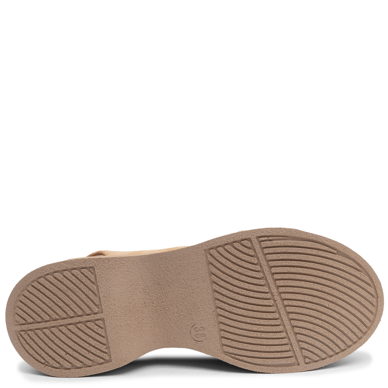 Artiker Leather Comfortable Wedge Sandals Orange 58C2045