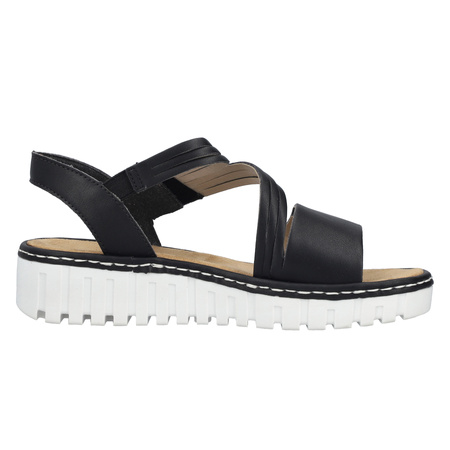 Rieker Women's Black Sandals