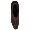 Boccato Women's Leather Velvet Brown Ankle Boots