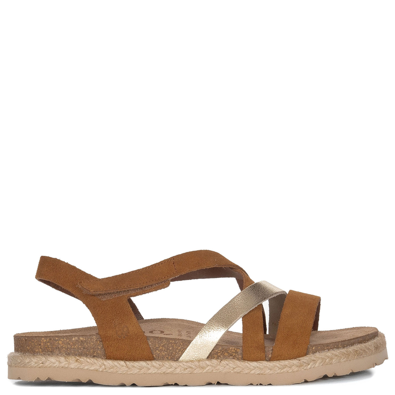 Yokono Women's Brown Leather Sandals