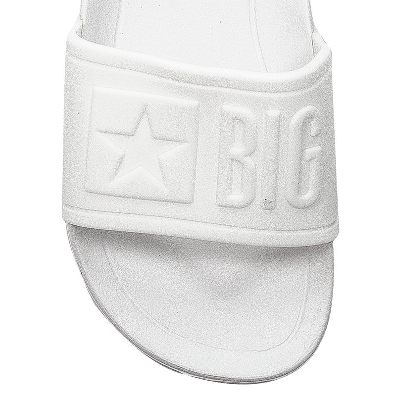 Klapki Big Star DD374154 Białe