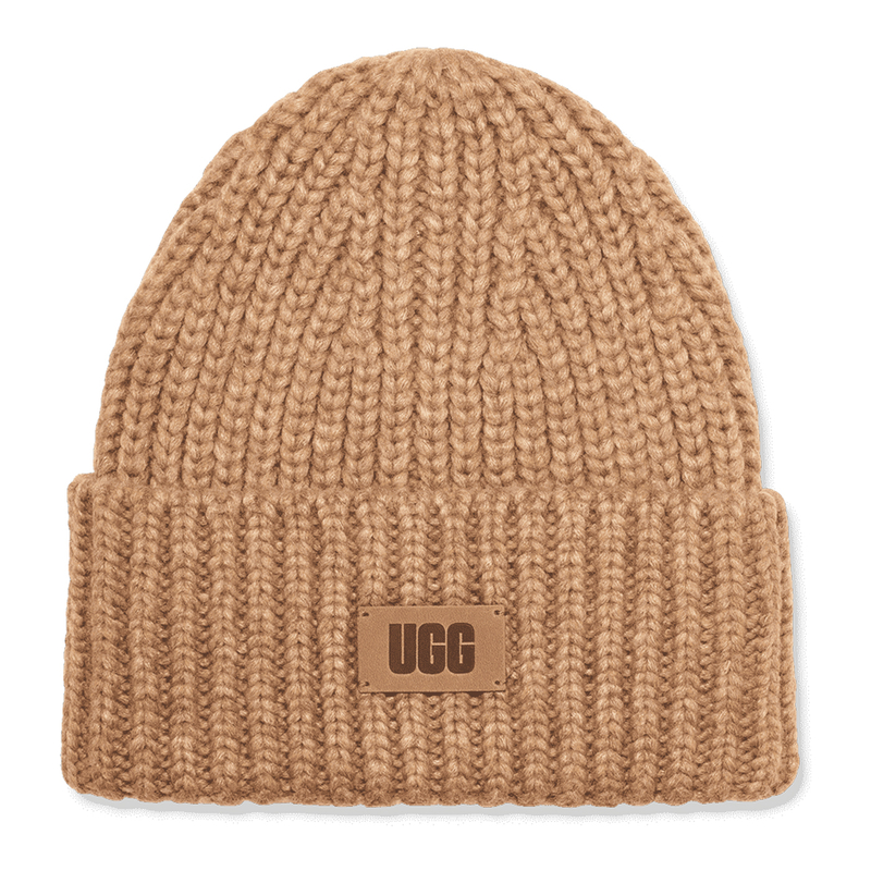 Ugg Czapka Damska K Chunky Rib Beanie Camel
