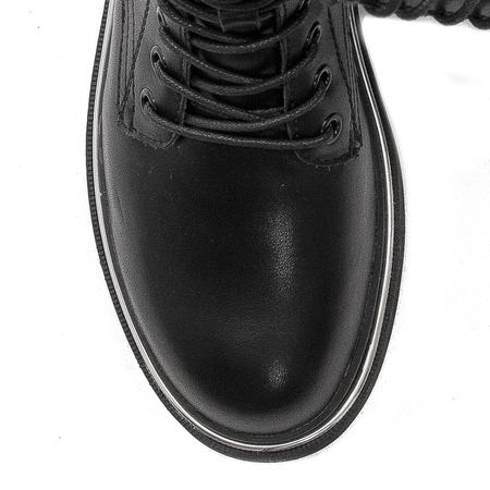 GOE Women's leather boots Black