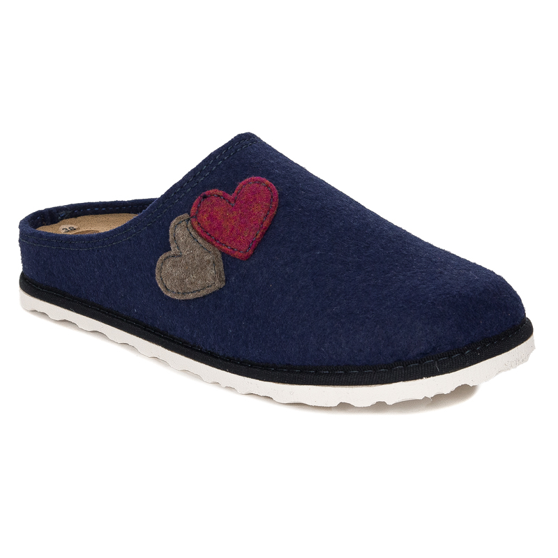 Inblue Kapcie damskie Navy Granatowy