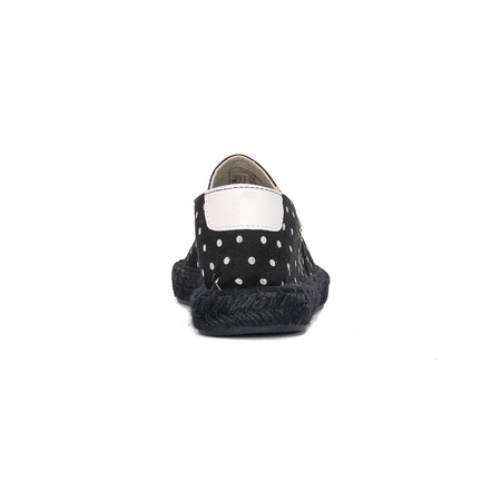 Big Star Espadryle damskie w kropki Black Czarne