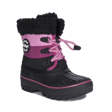 Lee Cooper Śniegowce buty zimowe dziecięce Black/Fuchsia