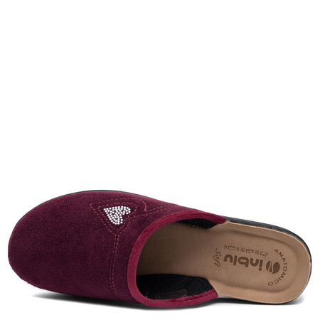 Inblu Women's Burgundy Home Slippers CF000052