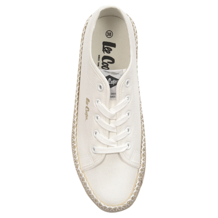 Lee Cooper Trampki Damskie White Beżowe LCW-24-44-2410L