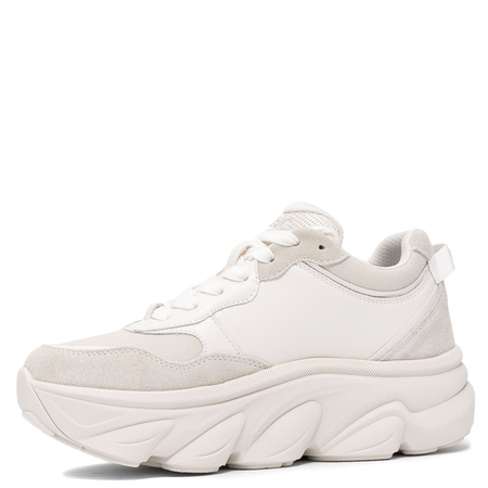 Liu Jo Sneakersy Platformowe Półbuty Beżowy BF5061-PO304-MILK